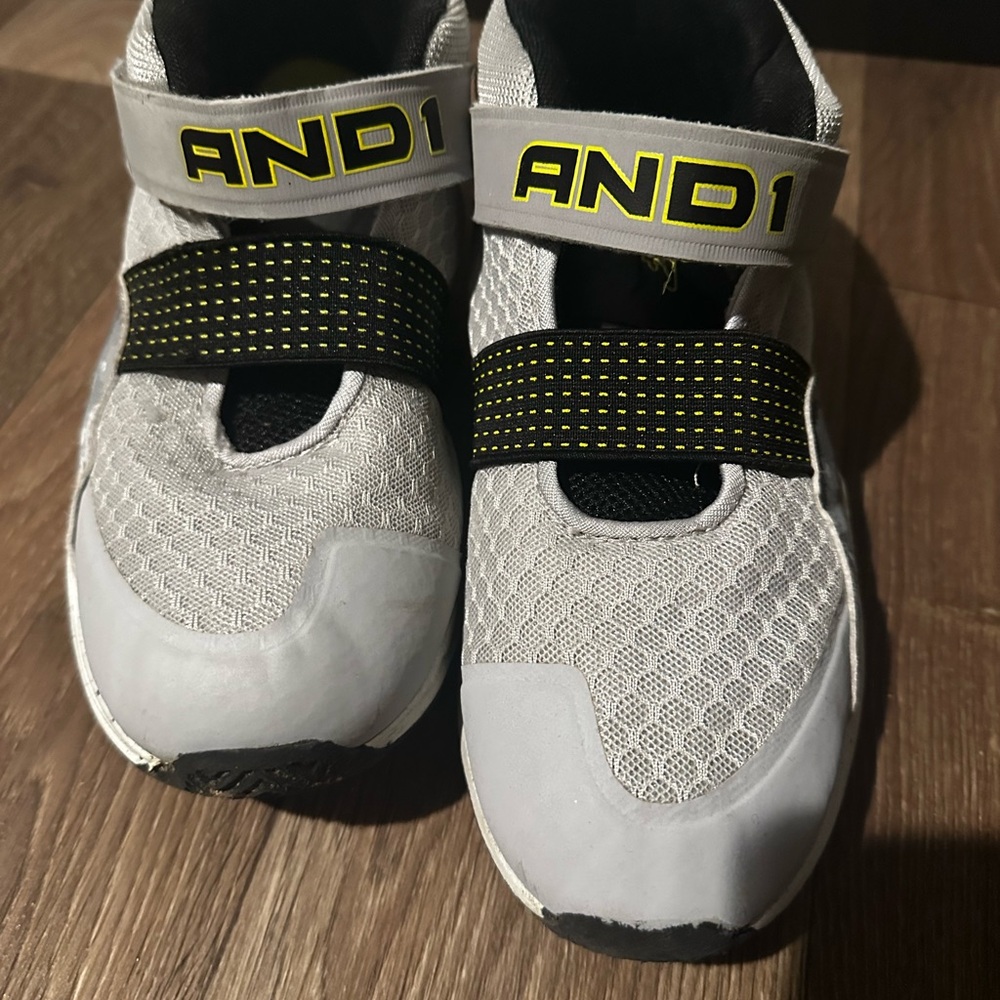 AND1 Gray and Black Sneakers Modern Athletic Design